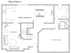 Plan 2, floor 1
